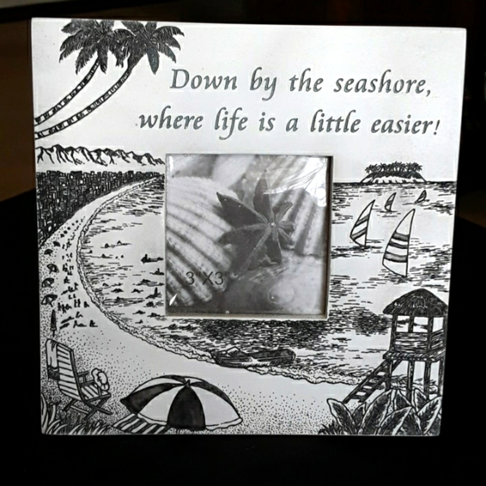 Beachy Themed Picture Frame
